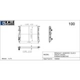 Kale Radyatör Renault Clıo Symbol 2 Sıra Al+Pl Sistem (23,5 Mm)