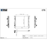 Kale Radyatör Renault Megane 1.6 Rta/Rte 2 Sıra Al+Pl Sistem (28Mm)