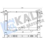 Kale Radyatör Renault R12 Toros Tl,Tx,S Alüminyum Brazıng 32Mm (1 Ad )