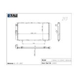 Kale Radyatör Renault R21 Opt/Mngr/Conc 1 Sıra Alüminyum Brazing Sistem
