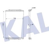 Kale Radyatör Stralis Eurotrakker Çerçevesiz Manuel Vites 41214447 349490