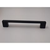 Kale Siyah 224 mm Lüks Metal Mutfak Dolap Çekmece Kapak Mobilya Kulbu