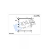 Kale Su Radyator 32Mm (Opel Astra F 1.4I 1.6I 2.0I 1.7D 93<98 (Otomatık) (Nac)