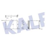 Kale Su+Klima Radyatörü Clio 3 Modus 05+ 1.2 1.4 1.6 1.5dci 8200134606 342580