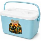 Kale Termos 15 Lt Buzzy Retro Buzluk Termos (1177 Cooler Box) - Açık Mavi