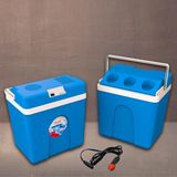 Kale Termos 25 Litre 12V Oto Buzdolabı Termos- Portatif, Elektrikli, Oto Şarj Kablolu( 1050 Thermoelectric Cooler 12V.) - 25 lt - Mavi