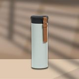 Kale Termos 600 ml Paslanmaz Çelik Termos, Çift Katmanlı, Sızdırmaz Kapaklı - Mint Yeşili - 0,60 lt
