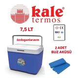 Kale Termos -7,5 Litre Oto Pinik Kamp Termosu Buz Akülü