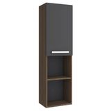 Kale Trevi 40 cm Antrasit-Ceviz Sağ Boy Dolabı