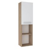 Kale Trevi 40 cm Beyaz-Meşe Sağ Boy Dolabı