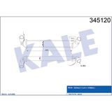 Kale Turbo Radyatörü Clio Symbol 01- Clio Ii 04- 1,5dci (Al Pl-Brazing) Intercooler