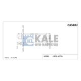Kale Turbo Radyatörü (Intercooler) Fıat Bravo Iı Doblo Pratıco Punto Punto Evo Grande Punto (572X127X50) (1 Ad )