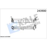 Kale Turbo Radyatörü Intercooler Fluence 10 1.5dcı 657X89X85 2 Sıra Alb Sistem