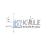 Kale Turbo Radyatörü Punto /evo G.punto 1.3mjt 55700449 345400