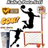 Kale ve Pota Seti - Futbol Kalesi ve Basketbol Potası Oyunu - Basket Atma Oyunu Basketbol Maçı - Fut