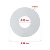 Kale Versus Gömme Rezervuar Boşaltma Grubu Contası 2.3x5.2 Cm