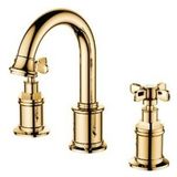 Kale Victorian 3 Delikli Altın Lavabo Bataryası