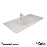 Kale Zero 2.0 100x50 cm Etajerli Lavabo