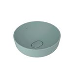 Kale Zero 2.0 40x40 cm Mat Ada Çayı Yeşili Yuvarlak Çanak Lavabo