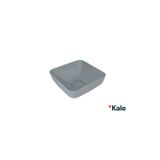 Kale Zero 2.0 40x40 Cm Mat TaS Gri Kare Canak Lavabo