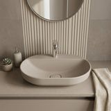 Kale Zero 2.0 60x40 cm Mat Vizon Yarı Gömme Oval Lavabo