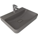 Kale Zero 2.0 60x45 cm Armatur Bantlı Dikdörtgen Tezgah Üzeri Mat Vizon Lavabo