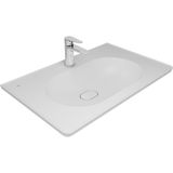 Kale Zero 2.0 80x50 cm Mat Beyaz Etajerli Lavabo