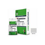 Kalekim Saten Gri Renk Derz 2200 ULTRA FUGA Silikon Katkılı, Yüksek Performanslı Seramik Derzi 1 KG