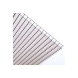 Kaleli Çatı 8 MM ŞEFFAF POLİKARBON LEVHA ÇATI SUNDURMA BALKON GARAJ SERA KAPLAMA 100X210 CM