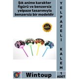 #Kalem Estetik Figürlü Şık Hediyelik Koleksiyonluk Okul Ofis Yeni Anime Yelpazeli Tükenmez Kalem