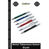 #Kalem Kurumsal Hediye Lüks Mat Tasarım Şık Kaliteli Ofis Gereci Metal Tükenmez Kalem Siyah