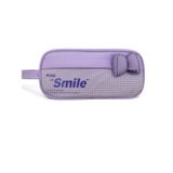 Kalem Kutusu Fiyonk Smile Geniş Kapasiteli İki Bölmeli Kalemlik - Mor