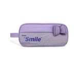 Kalem Kutusu Fiyonk Smile Geniş Kapasiteli İki Bölmeli Kalemlik - Mor