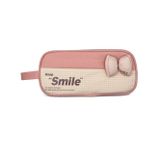 Kalem Kutusu Fiyonk Smile Geniş Kapasiteli İki Bölmeli Kalemlik - Pembe