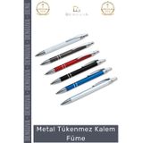 #Kalem Lüks Prestijli Kurumsal Hediyelik Mat Gövde Tasarım Ergonomik Metal Tükenmez Kalem Füme