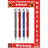 #Kalem Lüks Şık Ofis Hediyelik Modern Ergonomik İmza Kaliteli Özel Metal Tükenmez Kalem Kırmızı