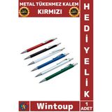 #Kalem Ofis Hediyelik Şık Tasarım Kaliteli Ergonomik Fuar Profesyonel Metal Tükenmez Kalem Kırmızı