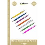 #Kalem Promosyon Lüks Kurumsal Hediyelik Baskılı Dayanıklı Şık Metal Tükenmez Kalem Yeşil