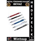 #Kalem Şık Lüks Ofis Hediyesi Ergonomik Tasarım Kaliteli Kurumsal Stil Metal Tükenmez Kalem Beyaz