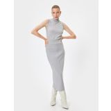 Kalem Triko Etek Midi Boy Slim Fit Standart Bel