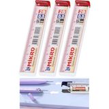 Kalem Ucu 0.5 mm 20 Li 3 Paket 05 Uç Versatil Kalem Uçu Mekanik Uçlu Otomatik Kurşun Mikro Kalem Ucu 75 mm Yumuşak Uç - Siyah - 05 mm