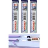 Kalem Ucu 0.7 mm 20 Li 3 Paket 07 Uç Versatil Kalem Uçu Mekanik Uçlu Otomatik Kurşun Mikro Kalem Ucu 75 mm Yumuşak Uç - Siyah - 07 mm