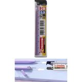 Kalem Ucu 0.9 mm 20 Li 1 Paket 09 Uç Versatil Kalem Uçu Mekanik Uçlu Otomatik Kurşun Mikro Kalem Ucu 75 mm Yumuşak Uç - Siyah - 09 mm