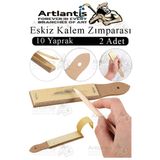 Kalem Zımparası 2 Adet Eskiz Zımpara Kağıdı Füzen Kömür Kalem Karakalem Kalemtraş Kömür Bileme İnce Dişli Çizim Zımpara