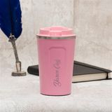 Kalemedair Kişiye Özel Baskılı Çelik Termos bardak 380 ml - Renk Seçenekli - Pembe