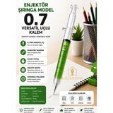 Kalemhane Enjektör Şırınga Model Versatil Kalem ( Uçlu ) 0.7 Yeşil - Çok Renkli - 1