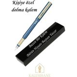 Kalemhane Kişiye Özel Scrikss Dolma Kalem Özel Kutulu (Indigo) - Çok Renkli - 1