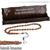 Kalemhane Özel Isimli Imame Kuka Tesbih - Kahverengi