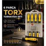 Kalemhane Rıco 6 Lı Torx Tornavida Seti - Sarı - 1