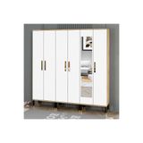 Kalender Dekor Demet-1-3-3 Ayaklı Aynalı Ayakkabılık Portmanto Vestiyer